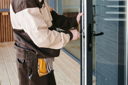 Cleaning And Polishing Glass Door Installation in Lehigh Acres, FL